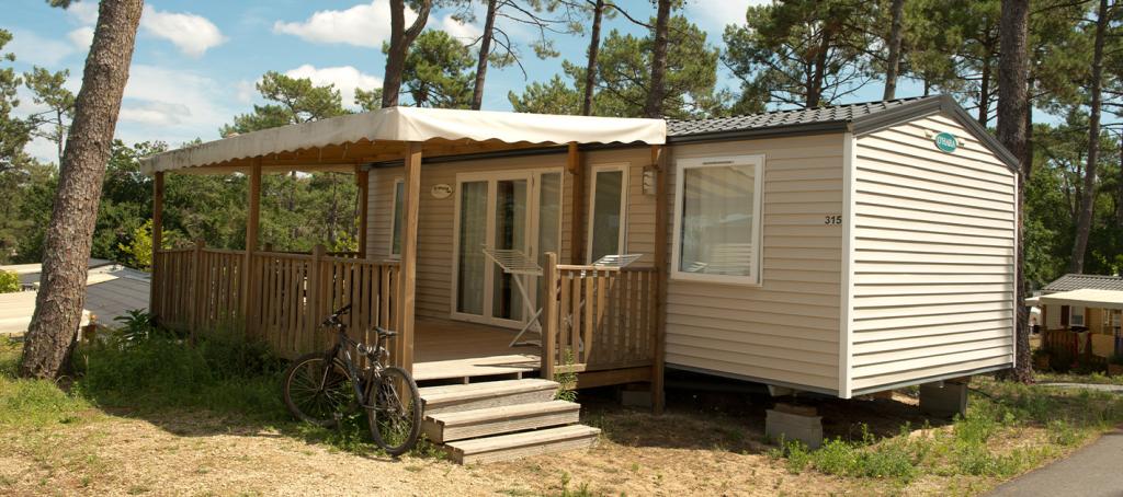 Mobil home camping Les Embruns